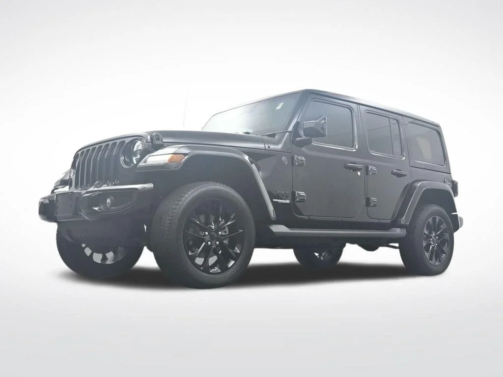 Used 2021 Black Jeep Unlimited Sahara High Altitude image 30