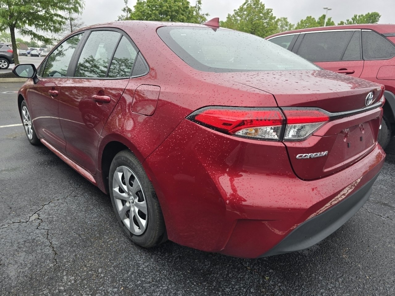 Certified Used 2025 Red Toyota LE image 5