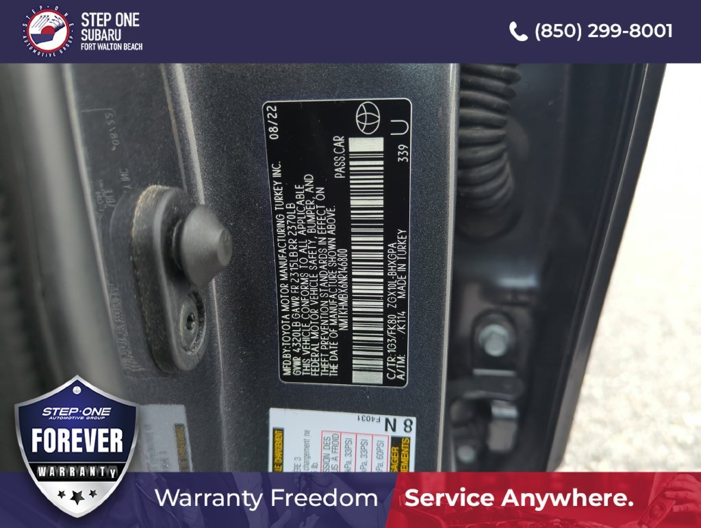 Used 2022 Gray Toyota XLE image 12