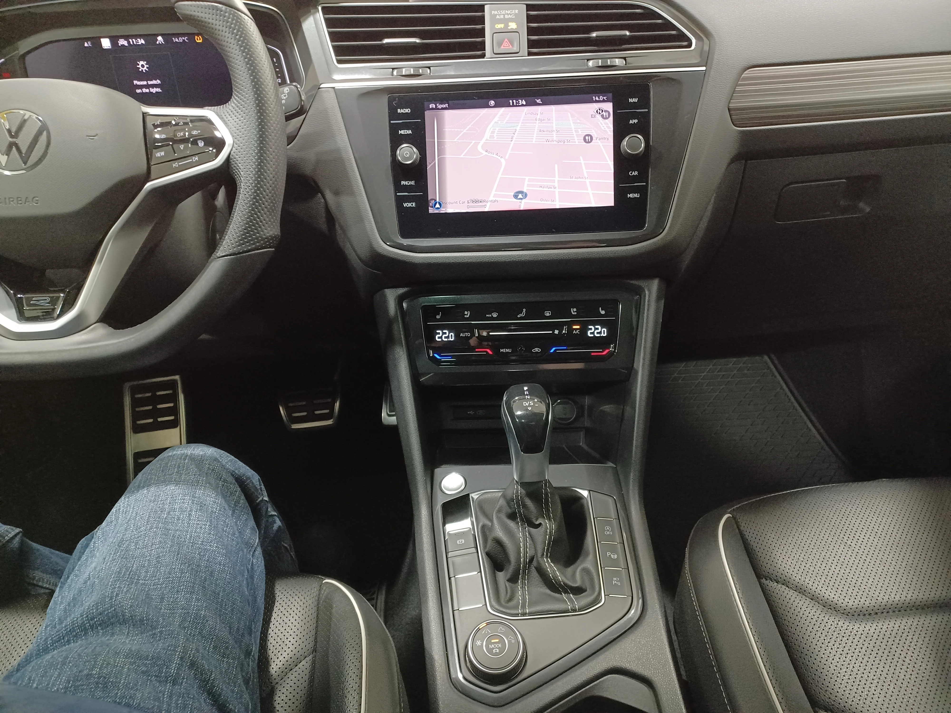 Certified Used 2022 Platinum Gray Metallic Volkswagen Highline R-Line 4Motion*Remote Start | Nav | 360 Cam | Htd & Cooled Leather | Pano Roof | Htd Wheel image 16