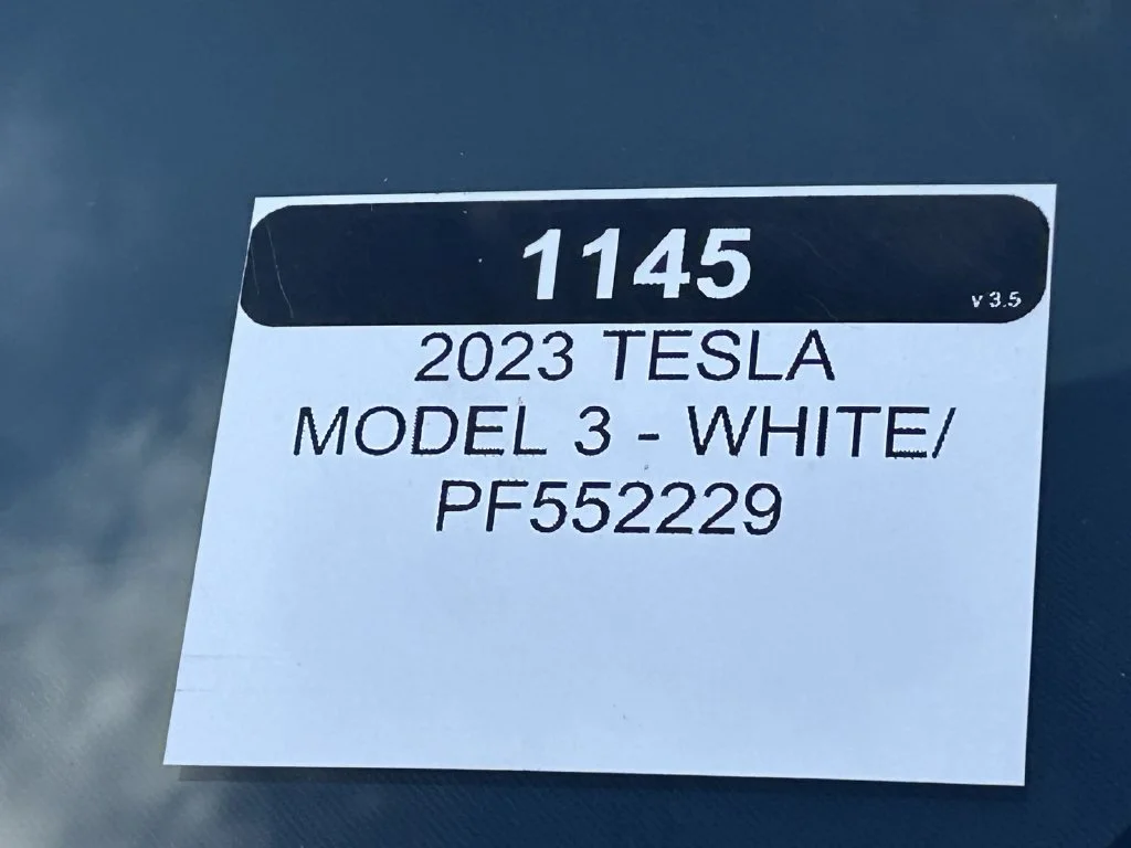 Used 2023 Pearl White Multi-Coat Tesla Base image 33