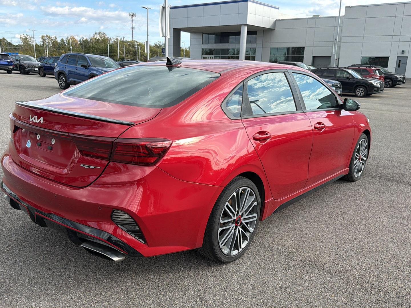 Used 2023 Currant Red Kia GT image 3