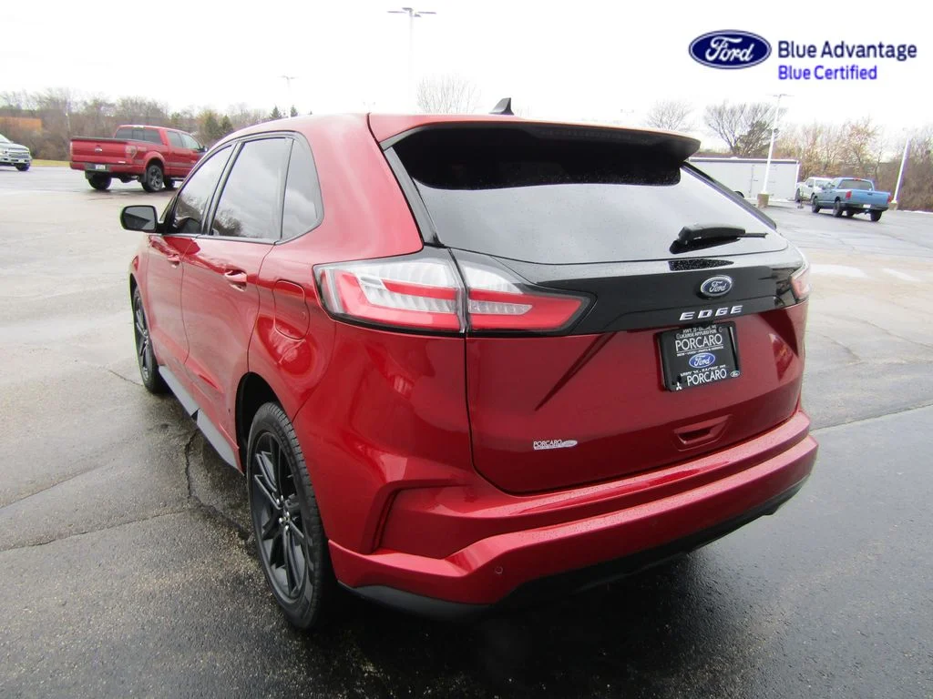 Certified Used 2024 Rapid Red Metallic Tinted Clearcoat Ford ST Line image 5