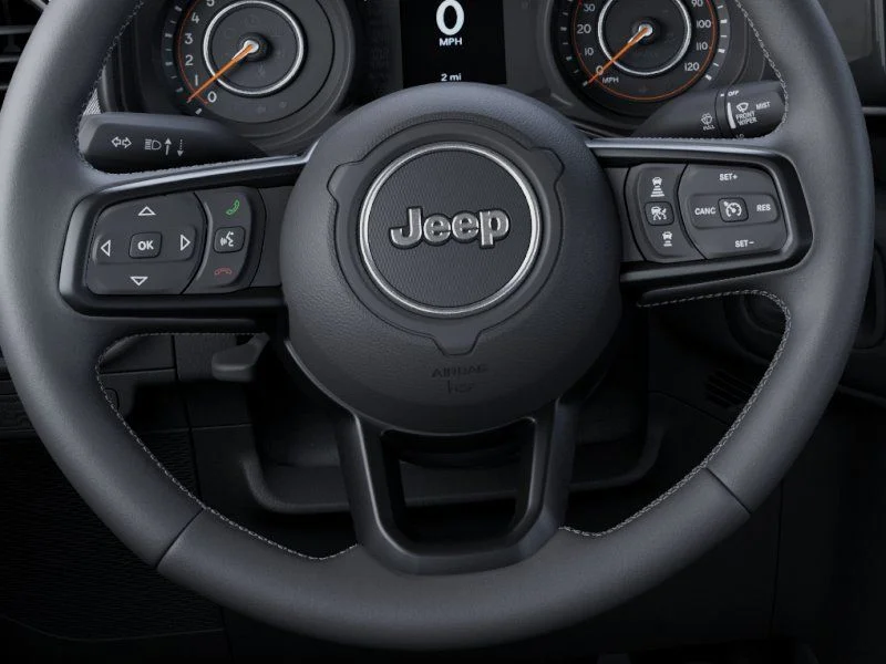 New 2025 Bright White Clear-Coat Exterior Paint Jeep Sport S image 20