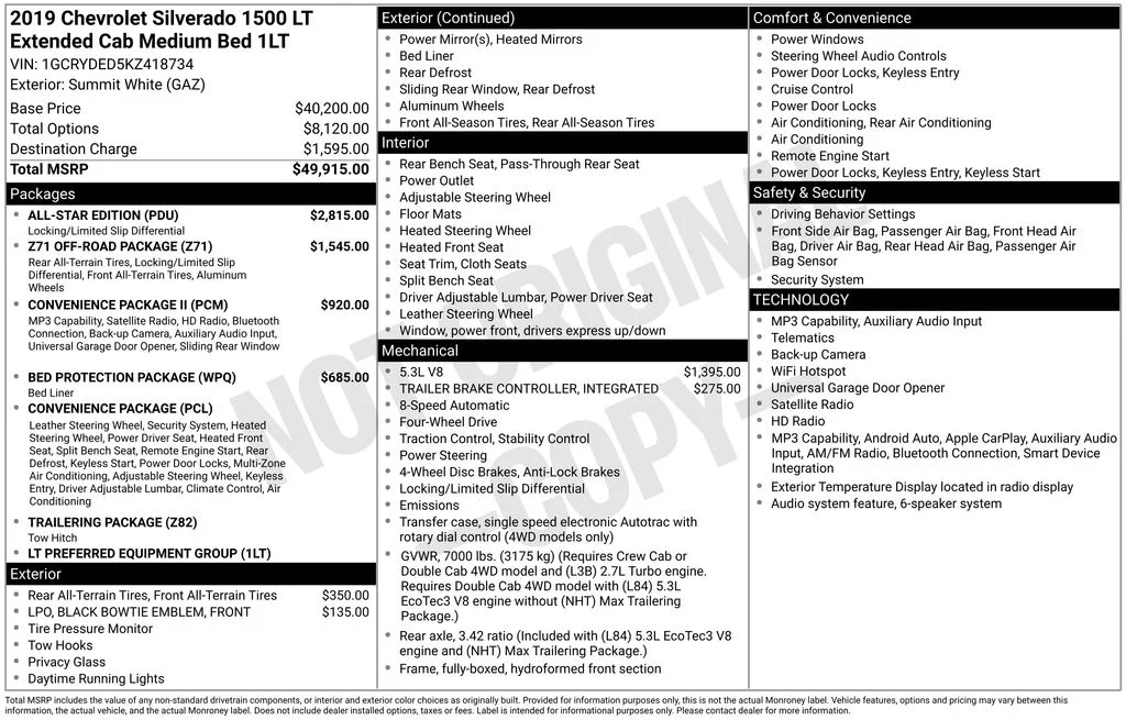Used 2019 White Chevrolet LT image 6