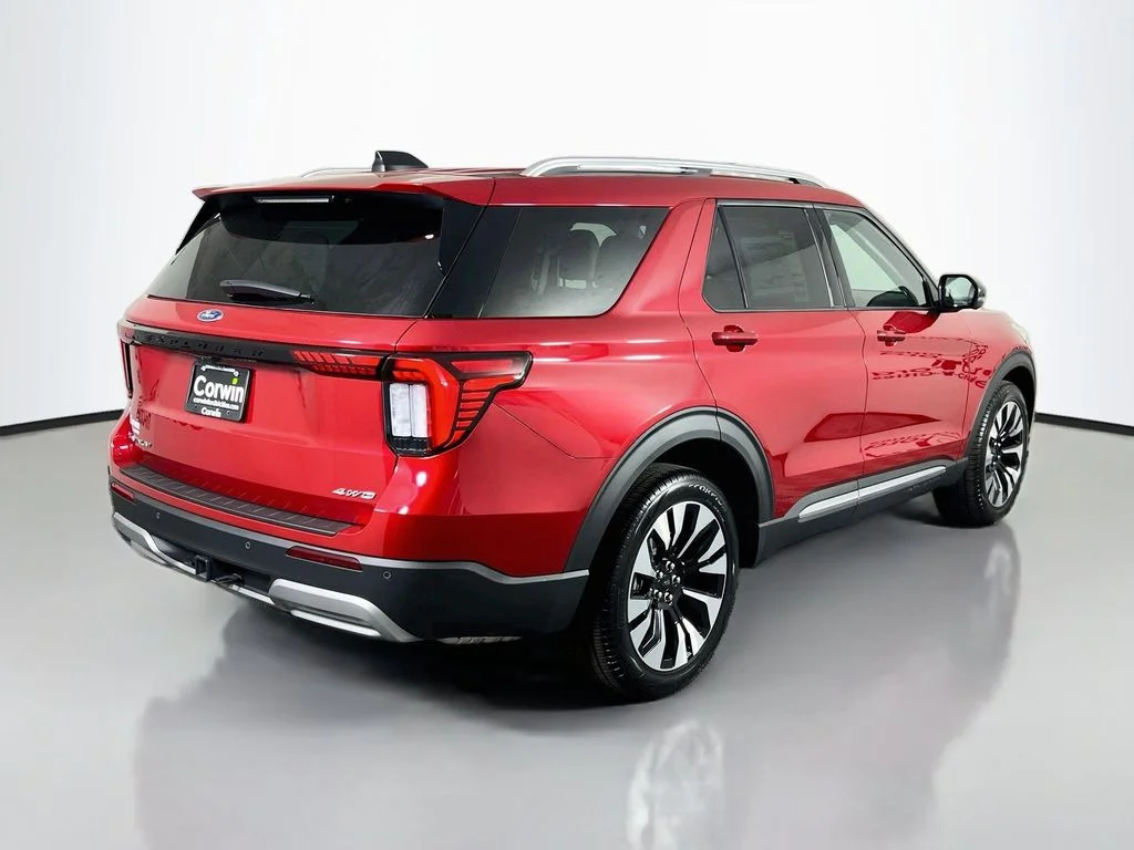 New 2026 Rapid Red Metallic Tinted Clearcoat Ford Platinum image 16