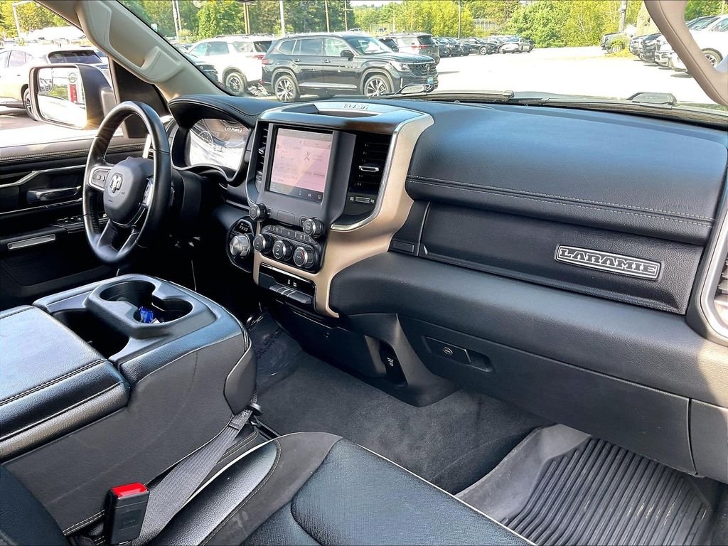 Used 2022 Diamond Black Crystal Pearlcoat Ram Laramie image 13