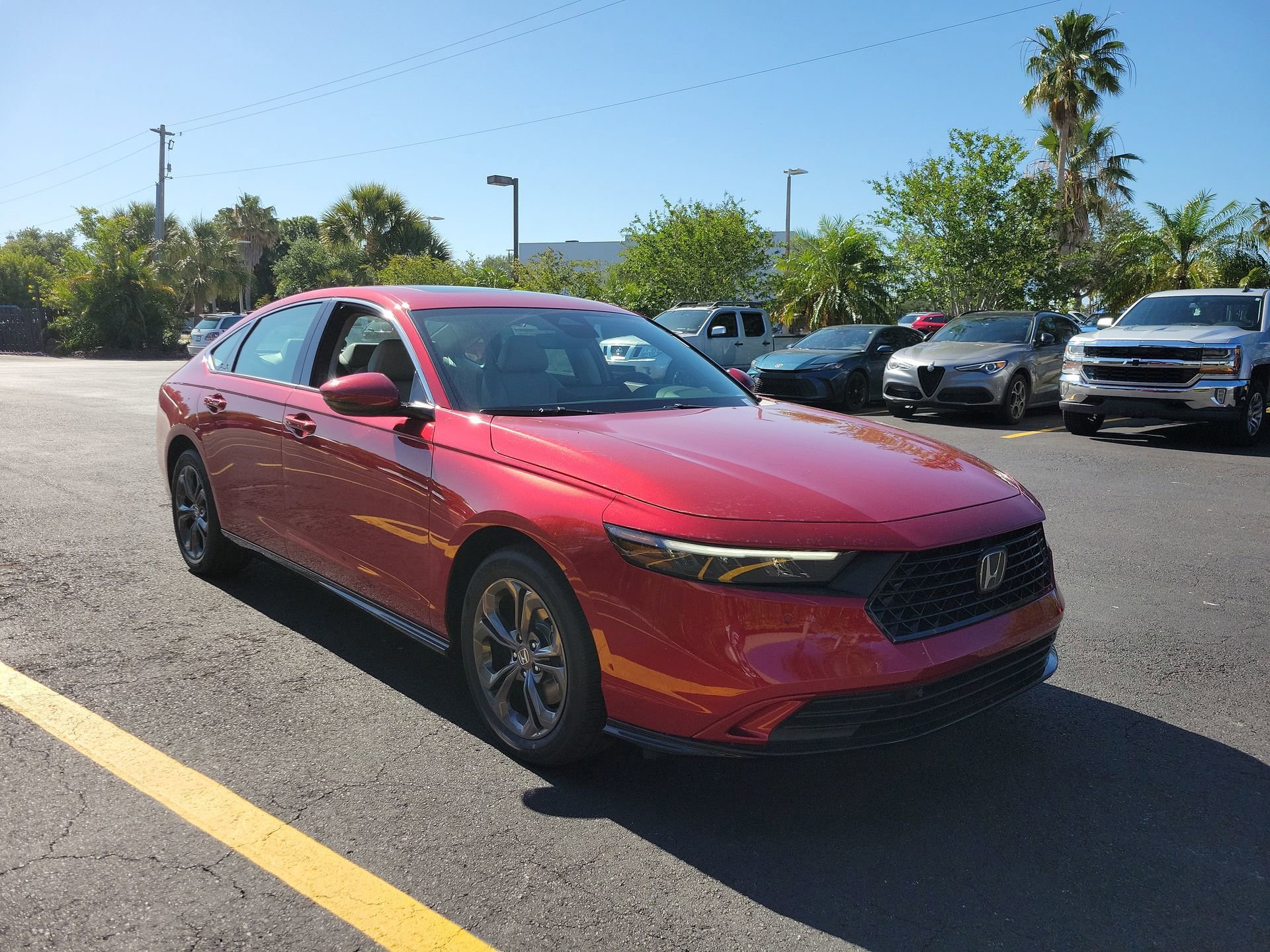 New 2026 Radiant Red Metallic Honda EX-L image 2
