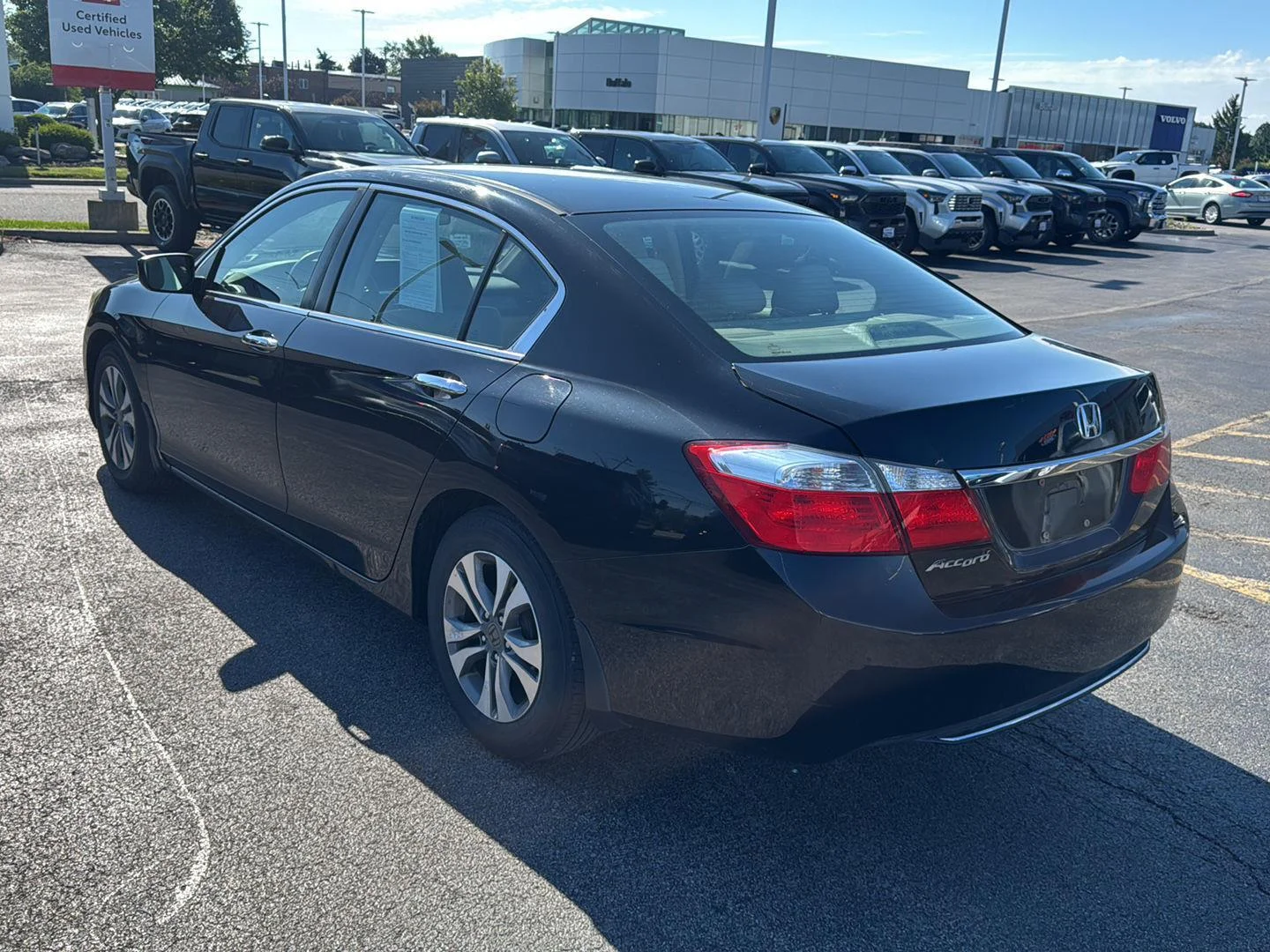 Used 2015 Crystal Black Pearl Honda LX image 4