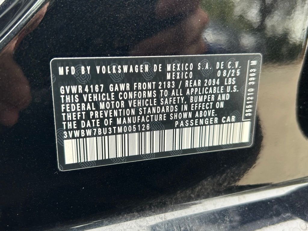 New 2026 Black Volkswagen 1.5T Sport image 58