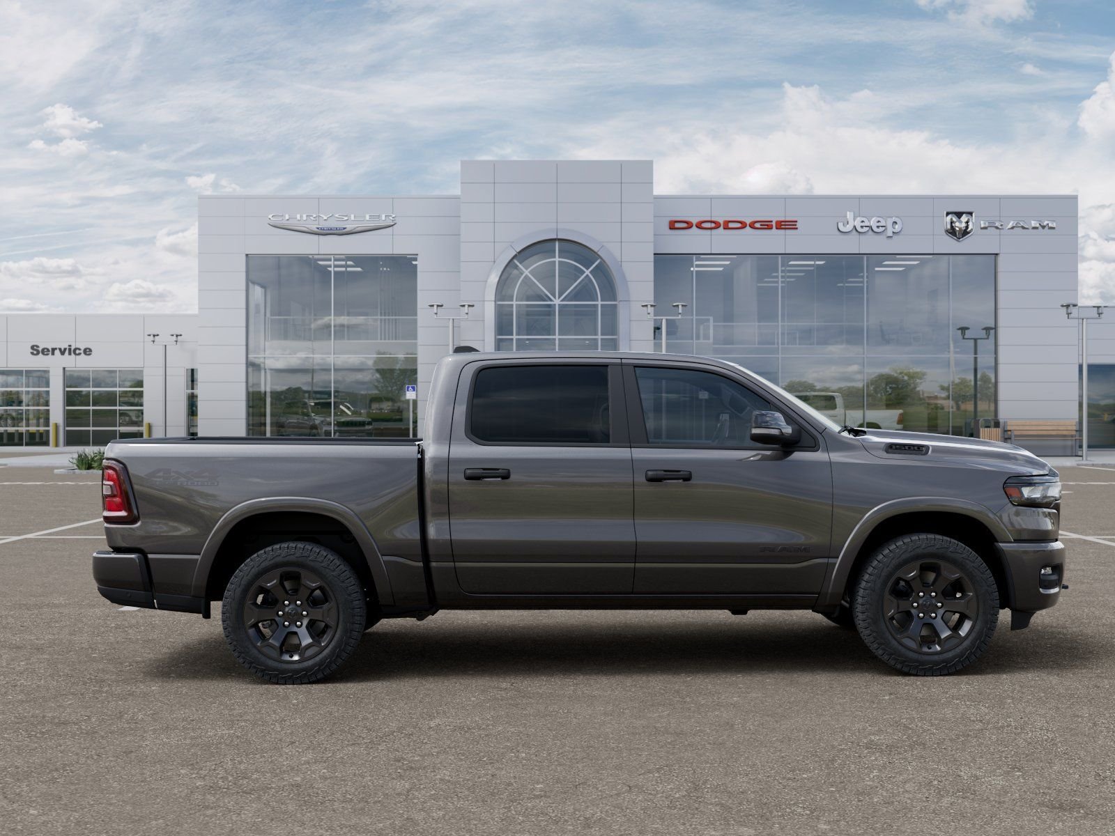 New 2026 Granite Crystal Metallic Clear-Coat Exterior Paint RAM Big Horn/Lone Star image 21