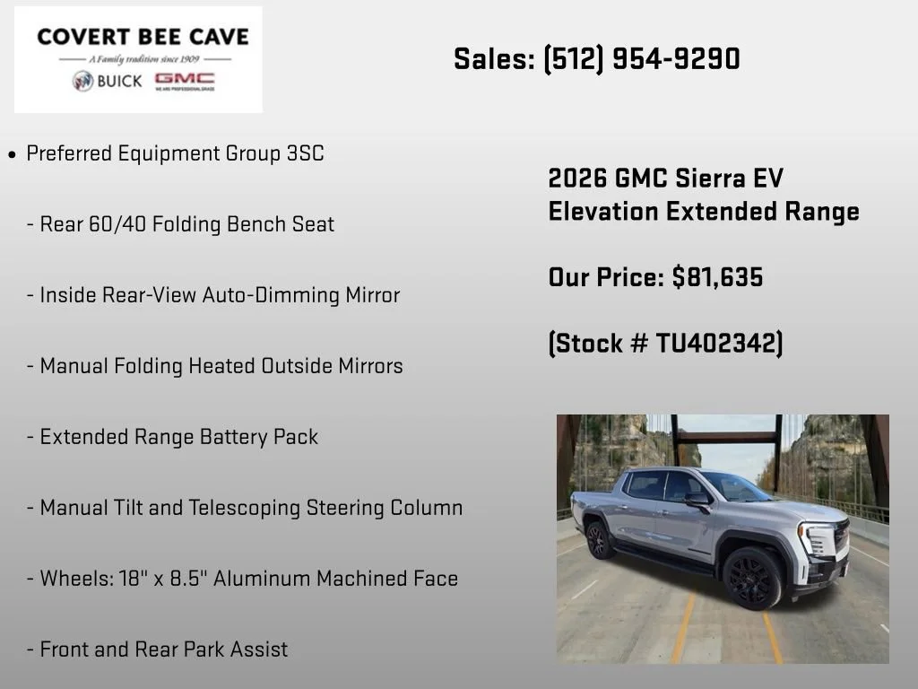 2026 GMC Sierra EV Elevation - Photo 6