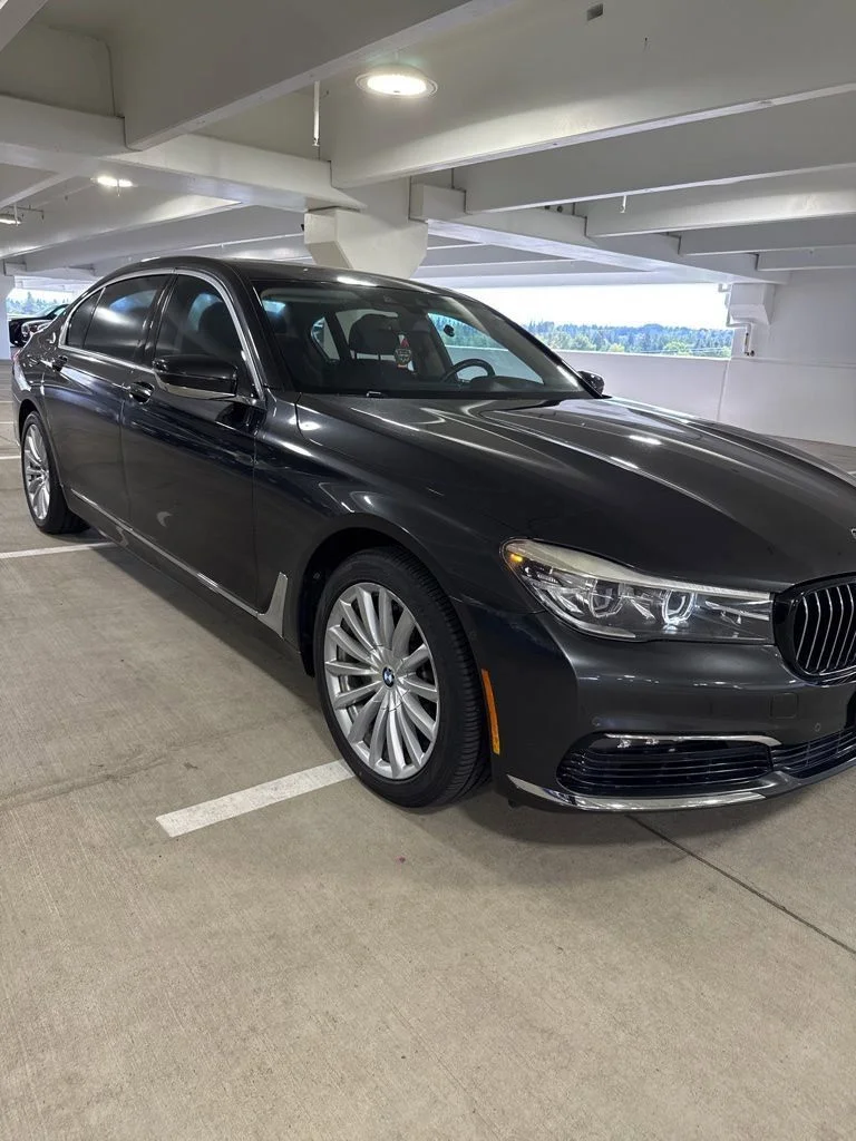 Used 2017 Dark Graphite BMW 740i xDrive image 2
