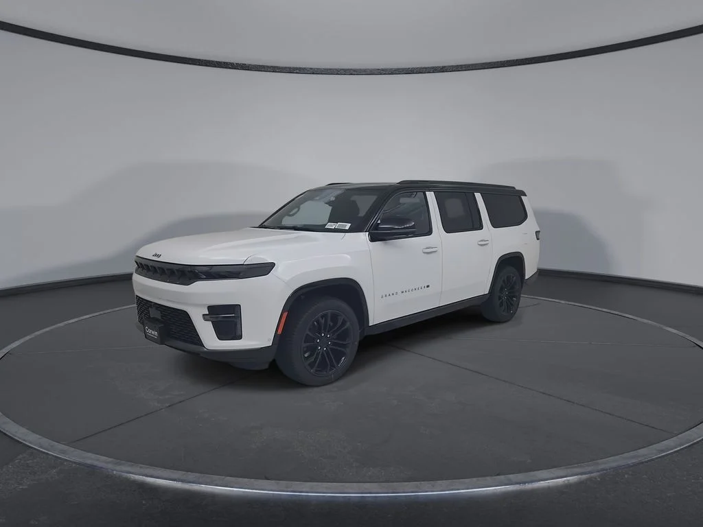 New 2026 Bright White Clear-Coat Exterior Paint Jeep Summit Obsidian image 8