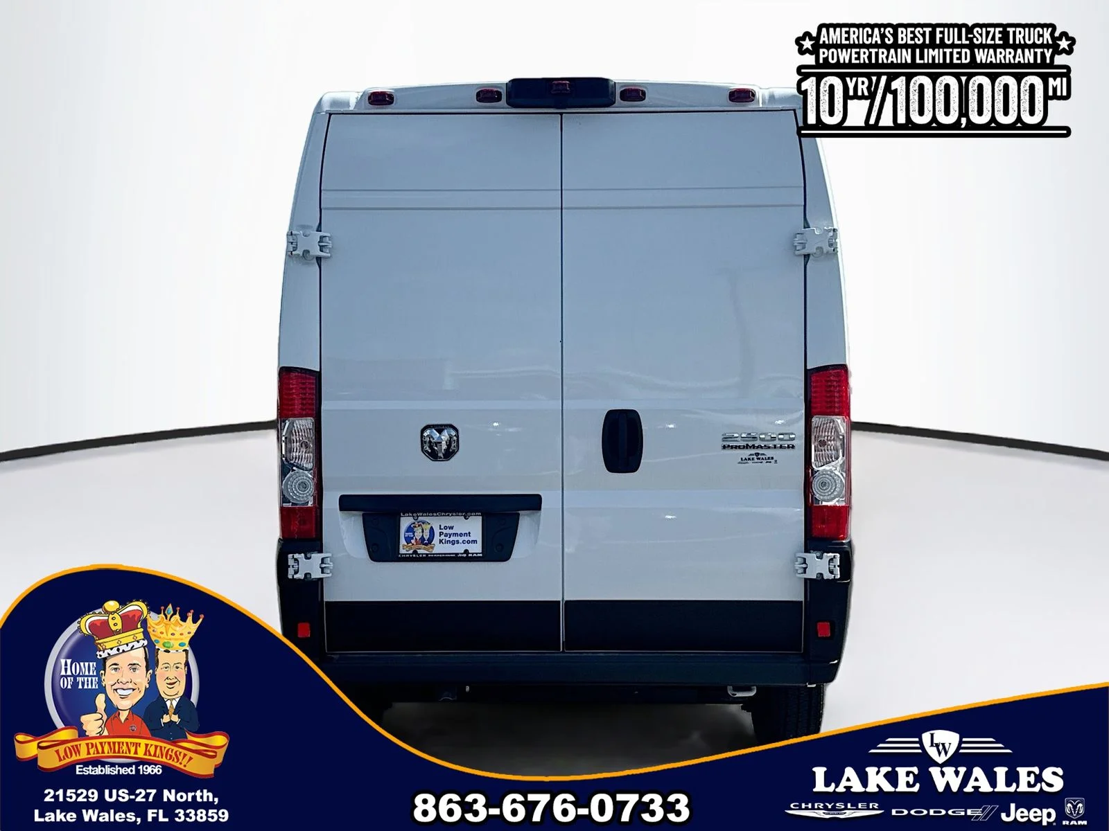 New 2026 Bright White Clearcoat RAM High Roof image 5