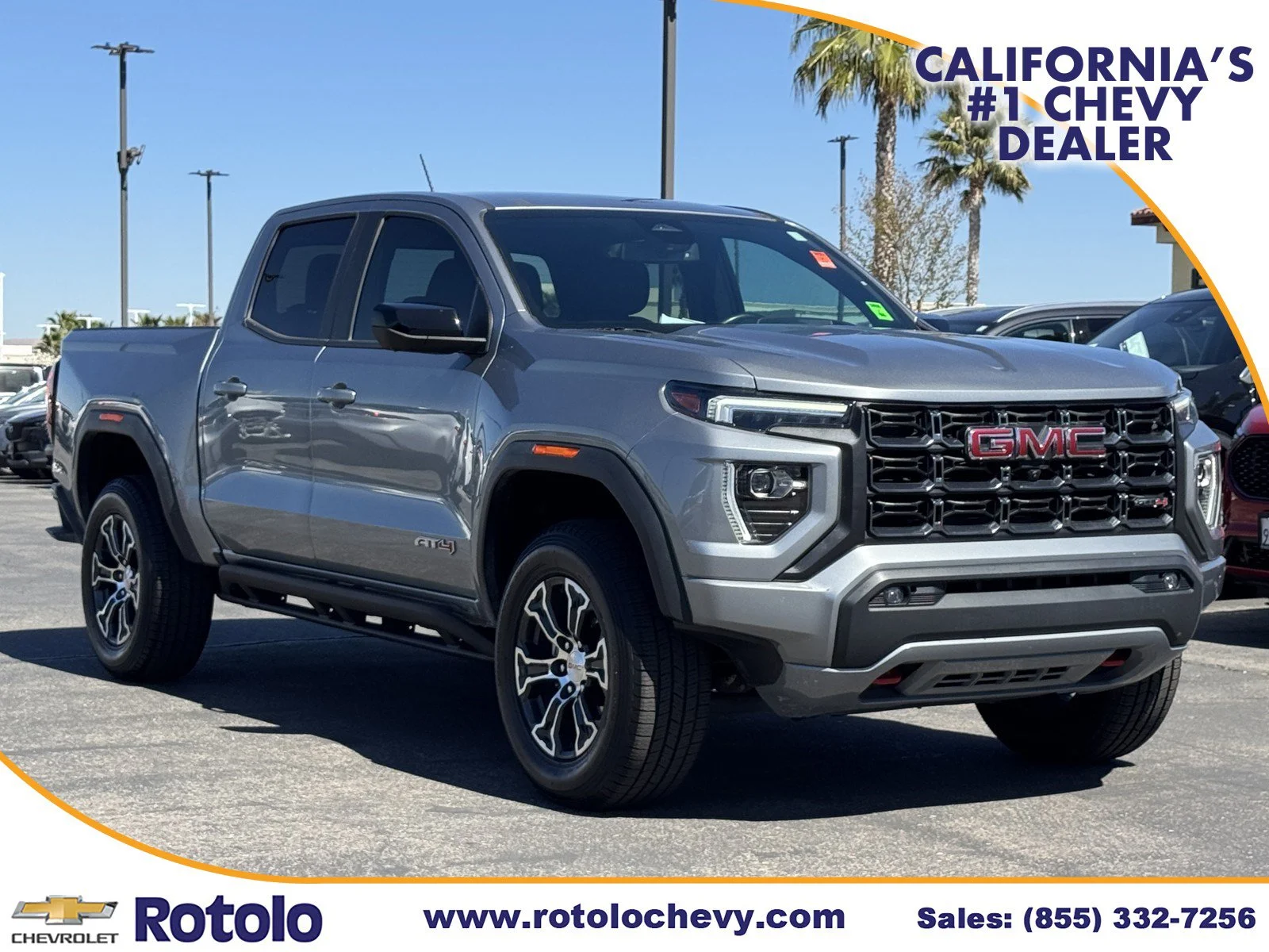 Used 2024 Sterling Metallic GMC 4WD AT4 image 1