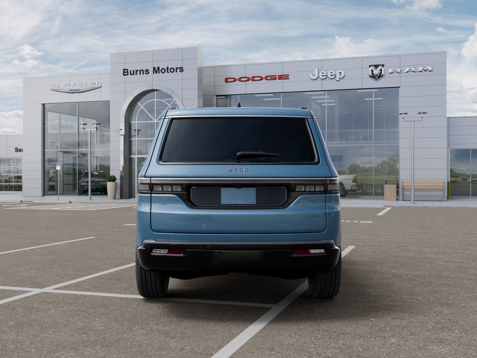 New 2026 Steel Blue Exterior Paint Jeep 4x2 image 7