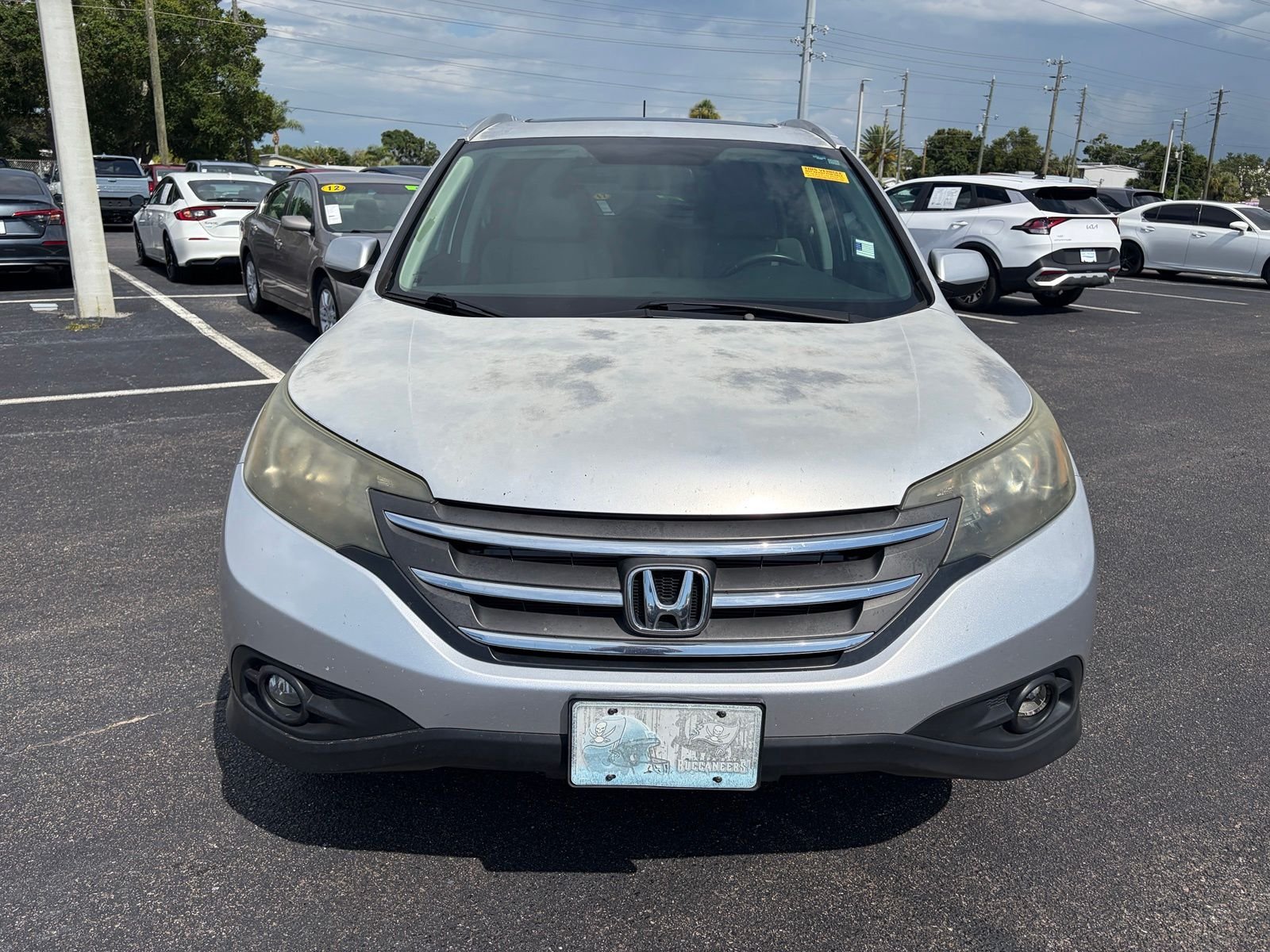 Used 2012 Honda CR-V EX-L with VIN 2HKRM4H73CH633944 for sale in Port Richey, FL