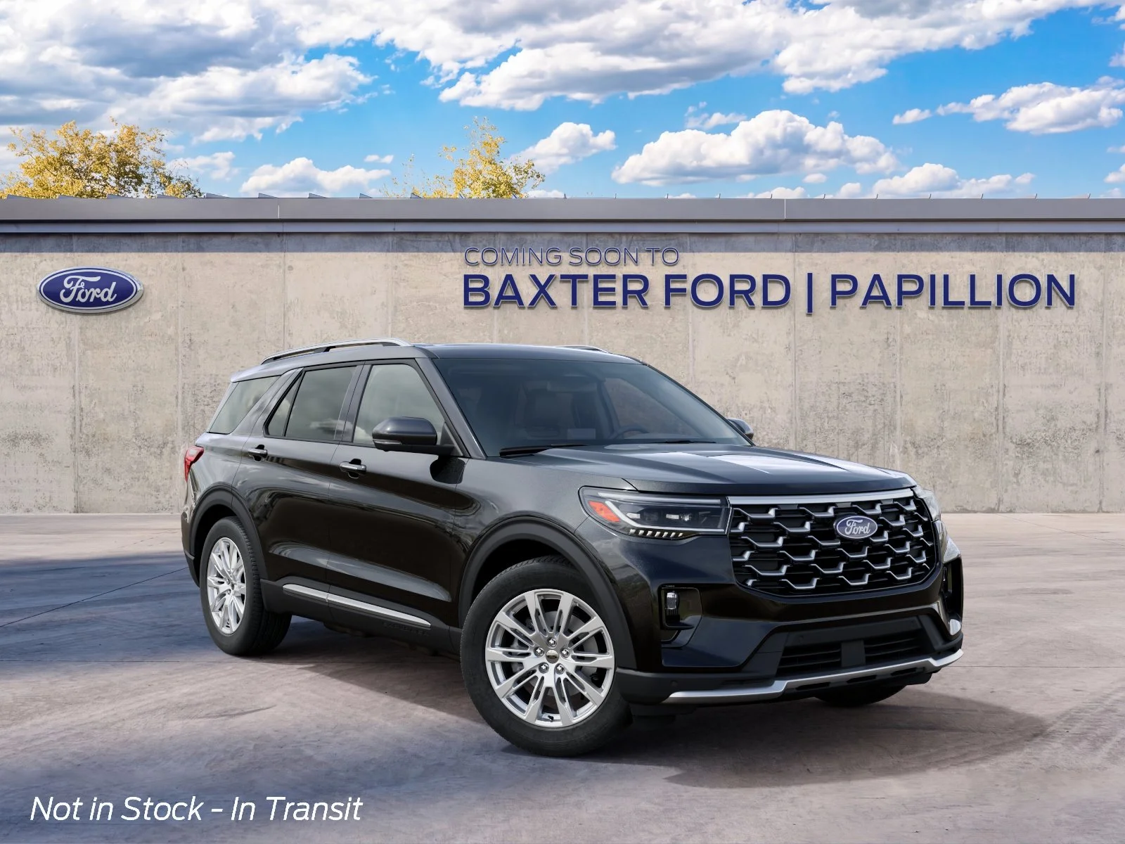 New 2027 Agate Black Metallic Ford Platinum image 24