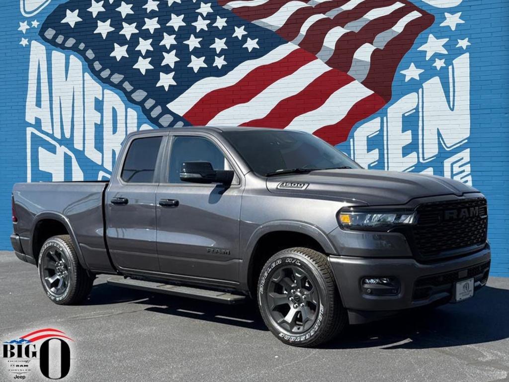 New 2026 Granite Crystal Metallic Clear-Coat Exterior Paint RAM Big Horn Quad Cab 4x4 6