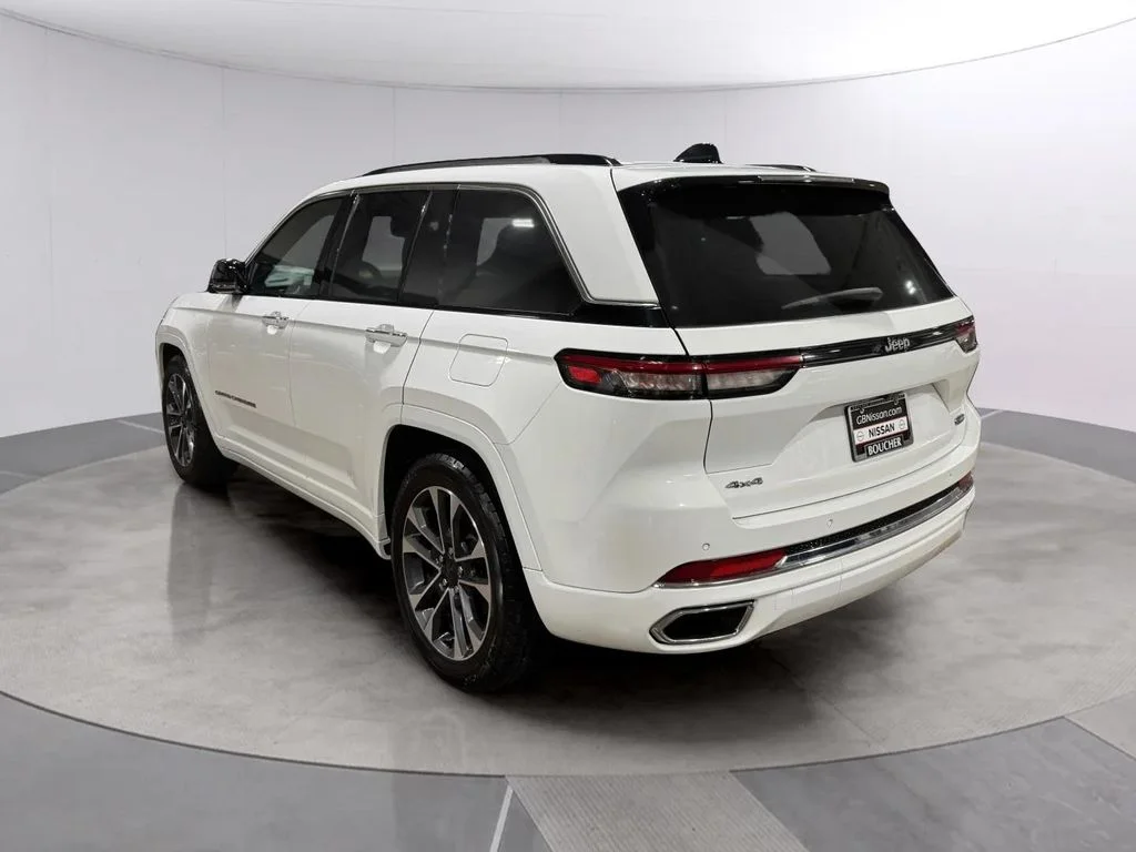 Used 2023 Bright White Clearcoat Jeep Overland image 6