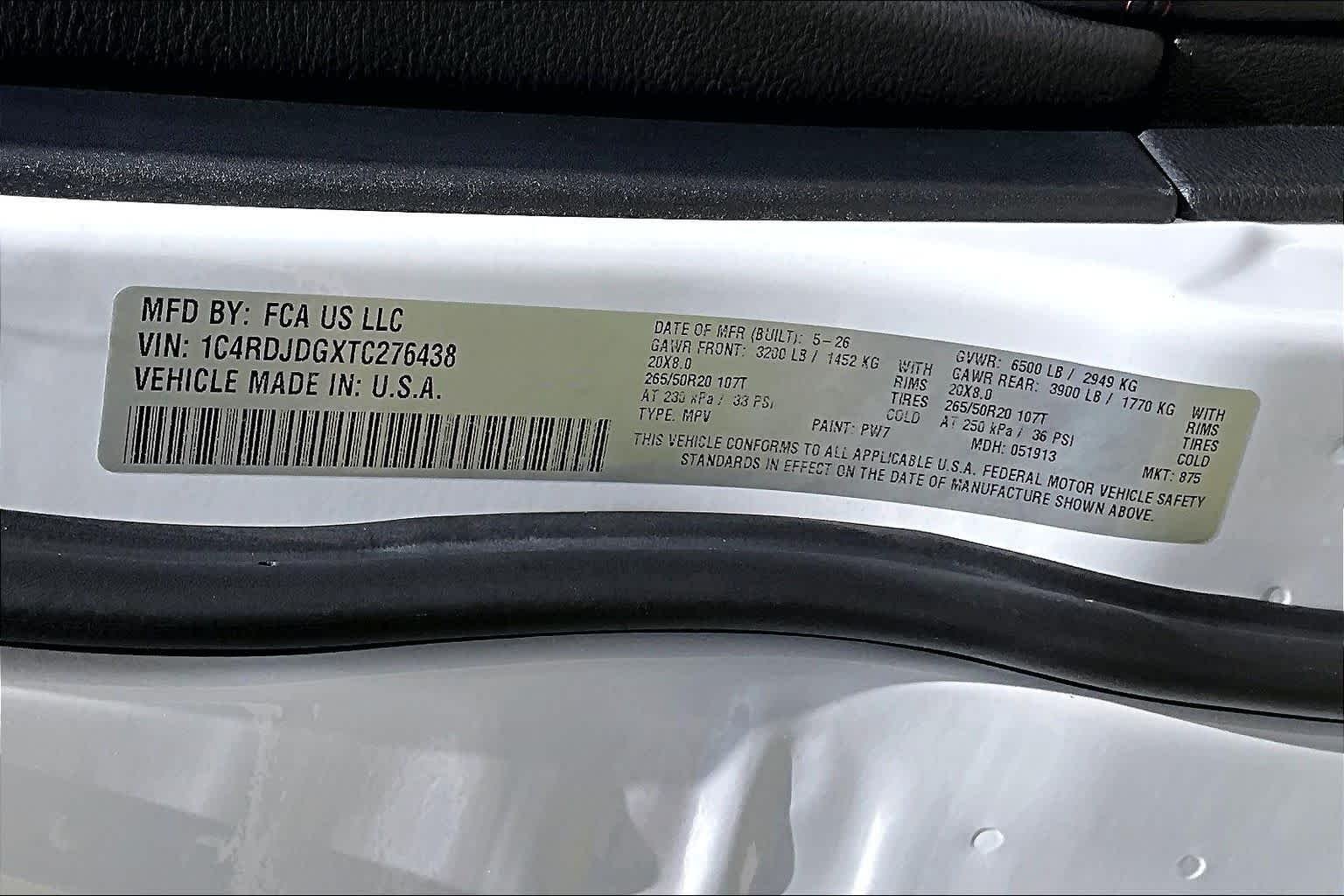 New 2026 White Knuckle Clear-Coat Exterior Paint Dodge GT image 21