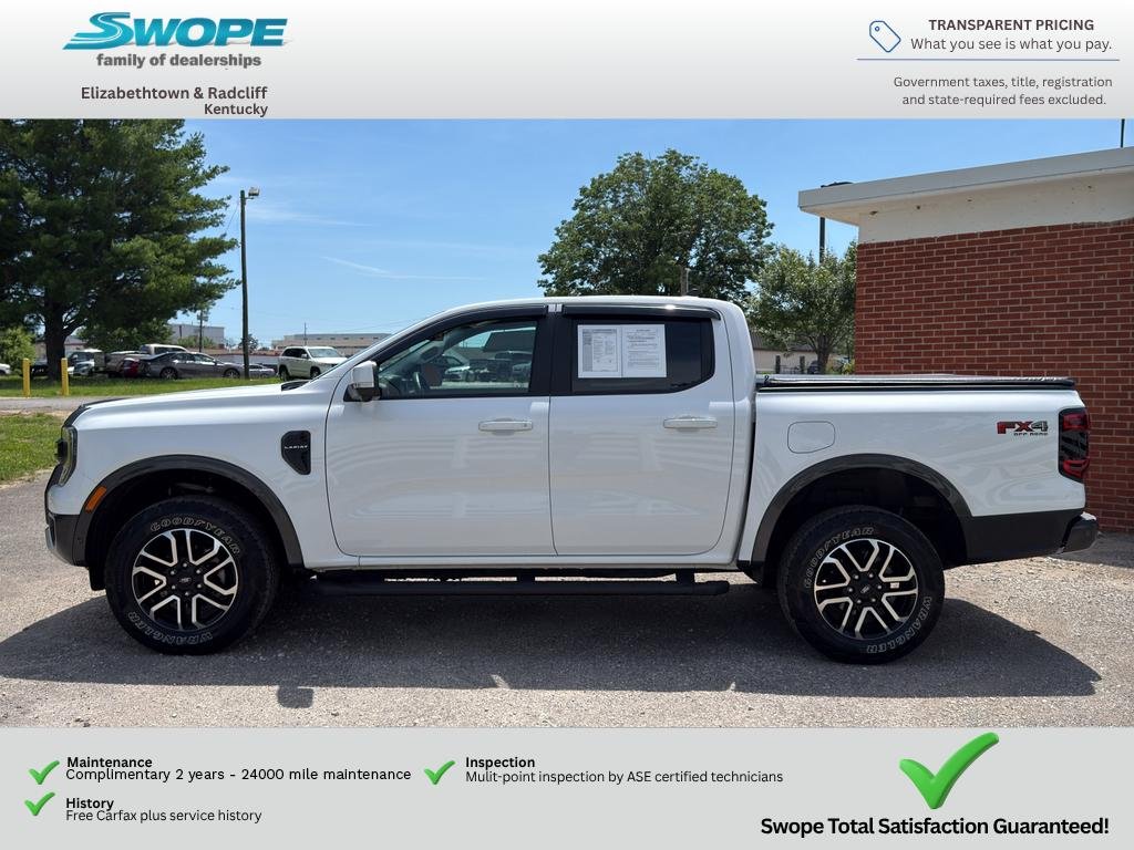 Used 2024 OXFORD WHITE Ford LARIAT image 6
