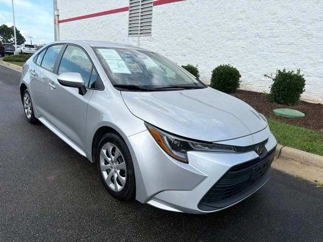 Certified Used 2024 Silver Toyota LE image 1
