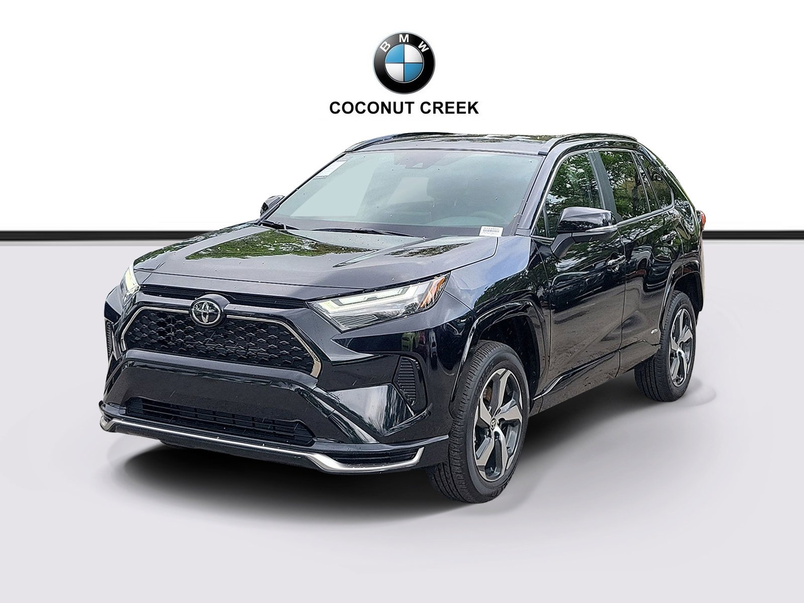 Used 2025 Midnight Black Metallic Toyota SE image 2