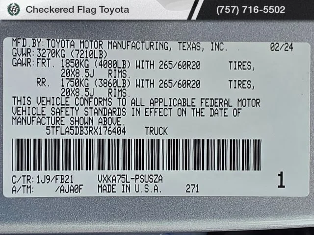 Used 2024 Celestial Silver Metallic Toyota SR5 image 48