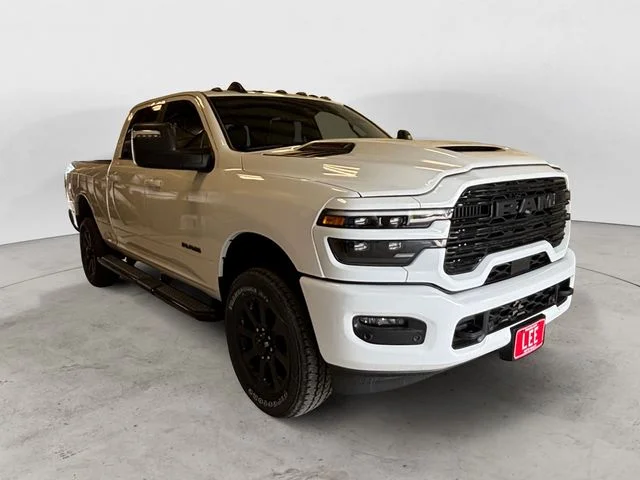 New 2026 Bright White Ram LARAMIE CREW CAB 4X4 6