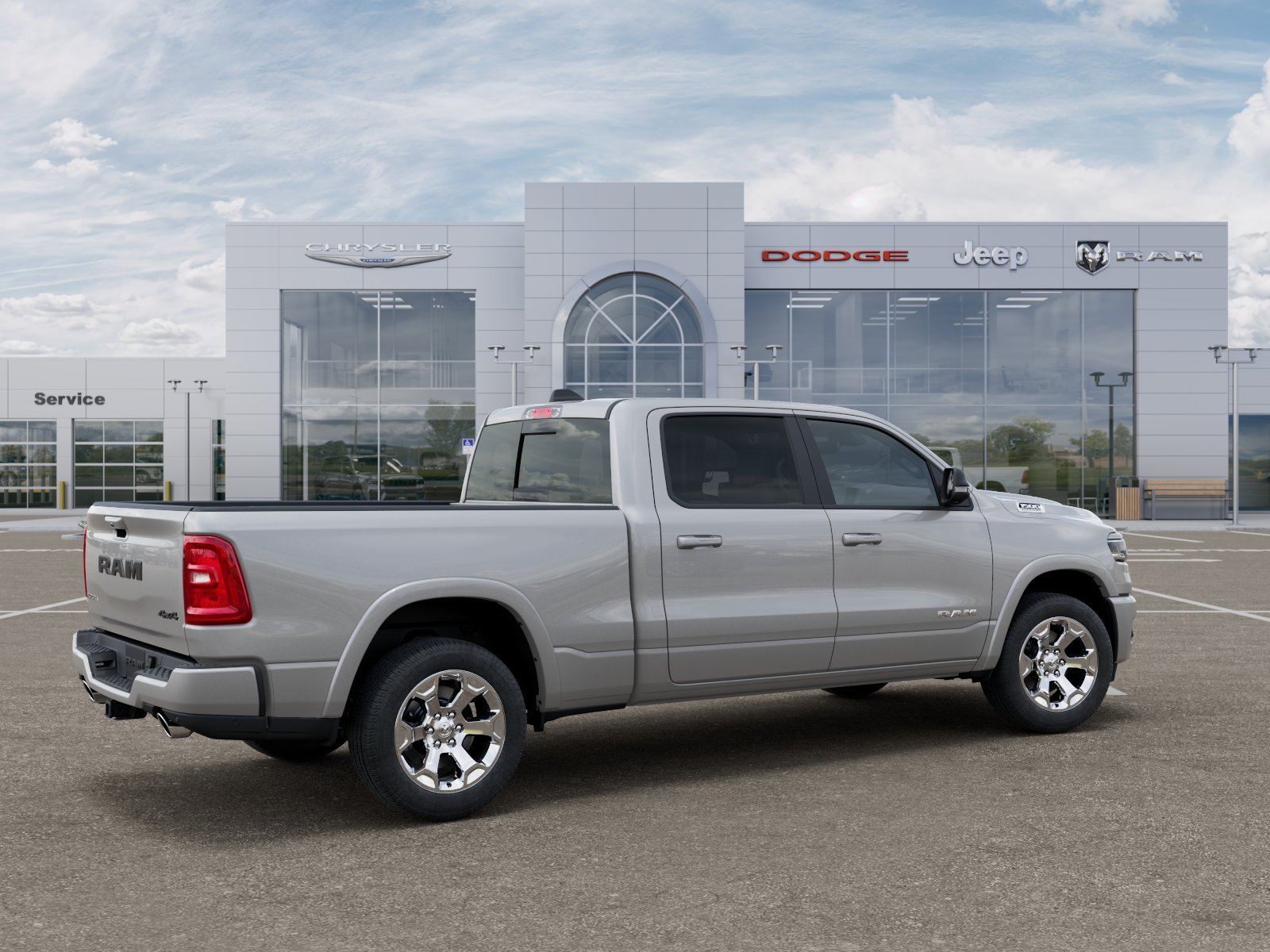 New 2026 Silver Zynith Exterior Paint RAM Big Horn/Lone Star image 30