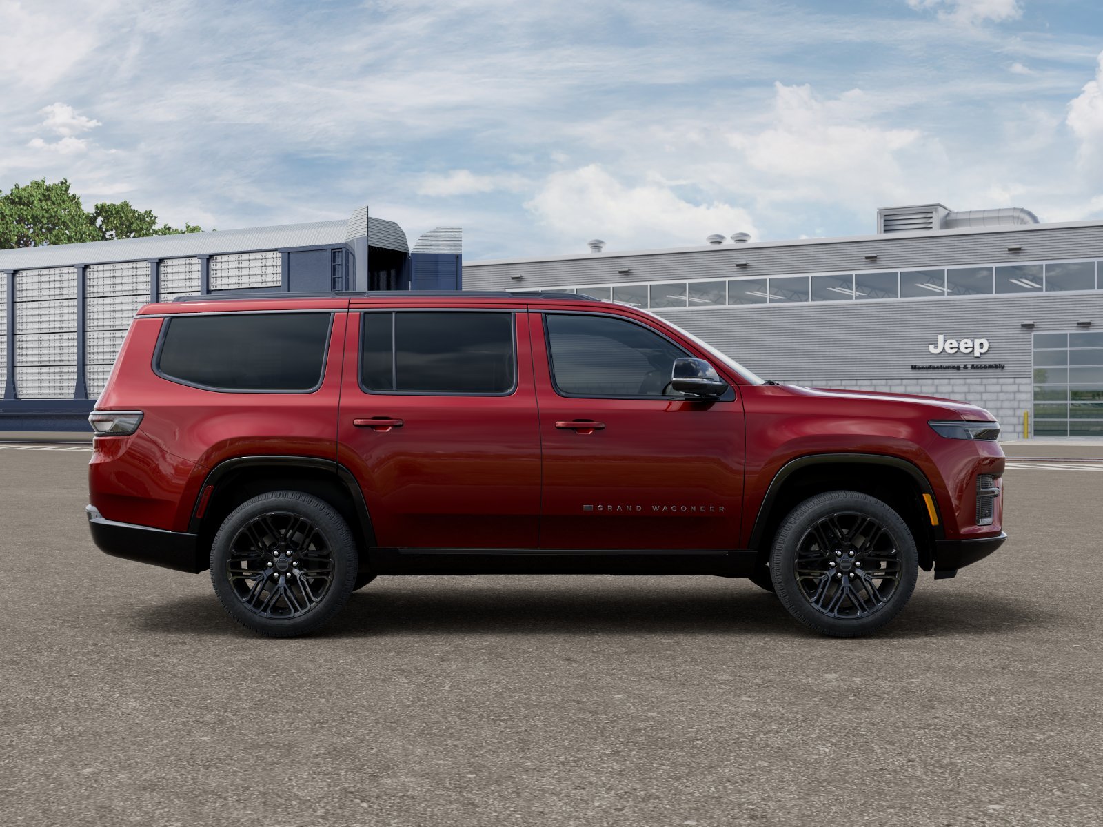 New 2026 Velvet Red Pearl-Coat Exterior Paint Jeep Limited Reserve image 12