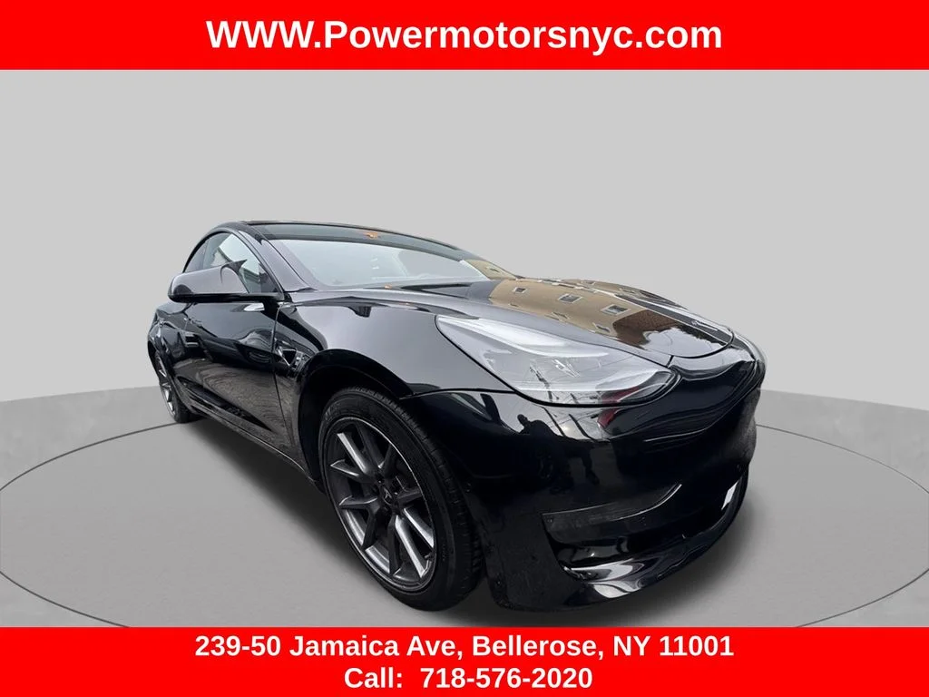 Used 2021 Black Tesla Standard Range Plus image 7