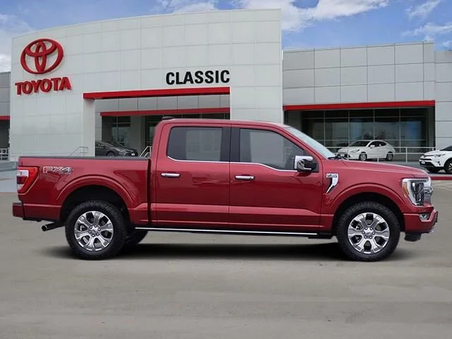 Used 2022 Red Metallic Ford Platinum image 3