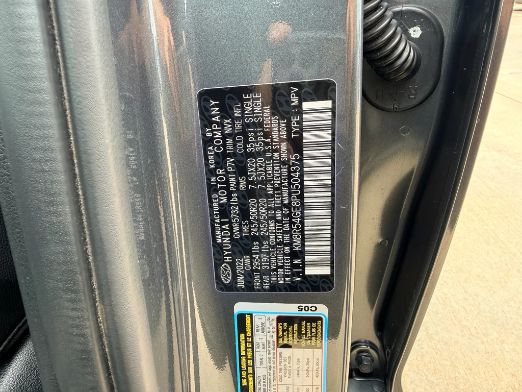 Used 2023 Steel Graphite Hyundai Limited image 34
