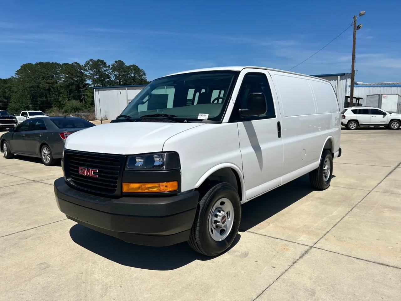 New 2026 Summit White GMC Work Van image 1