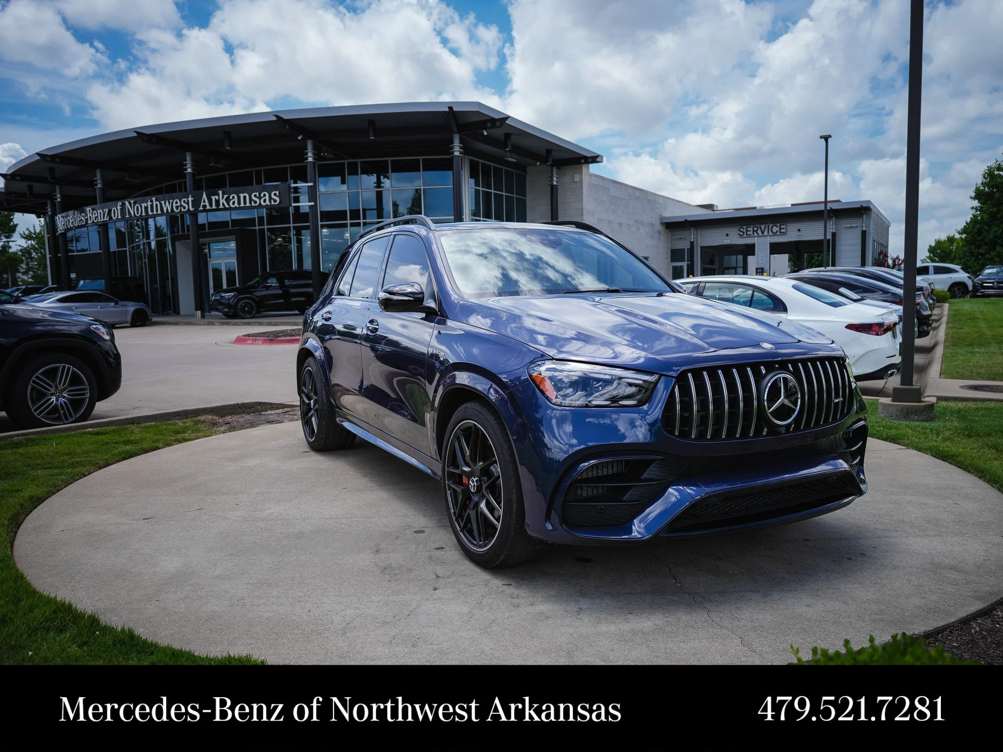 Certified Used 2024 Twilight Blue Metallic Mercedes-Benz GLE 63 S AMG® image 1