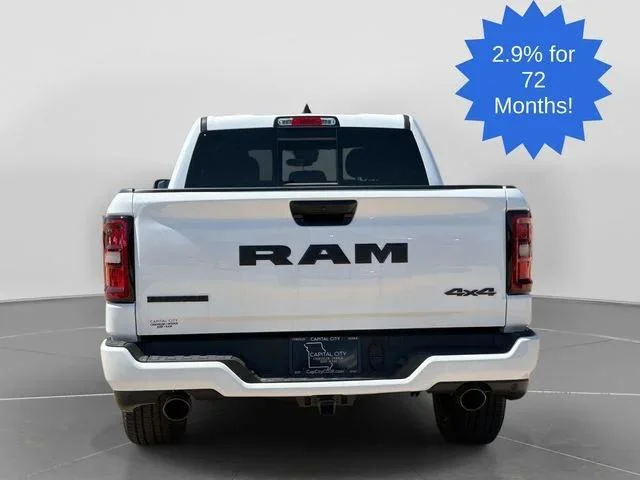 New 2026 Bright White Clear-Coat Exterior Paint RAM BIG HORN image 8