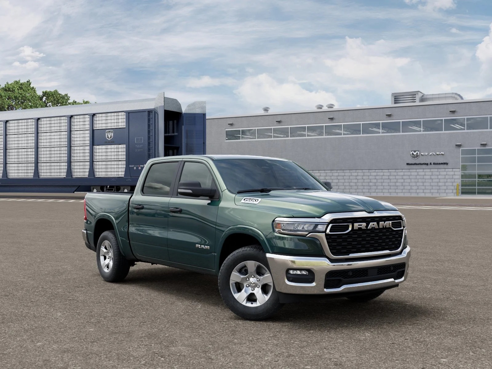 New 2026 Serrano-Green Metallic Exterior Paint RAM BIG HORN image 5