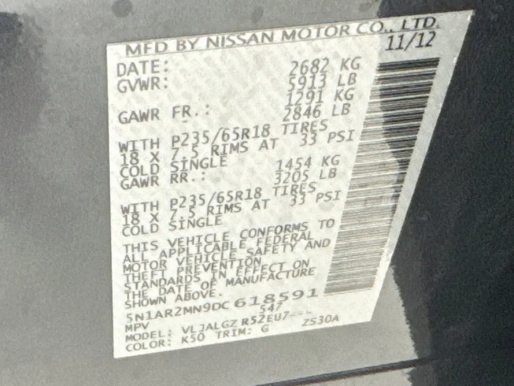Used 2013 Dark Slate Nissan SL image 43