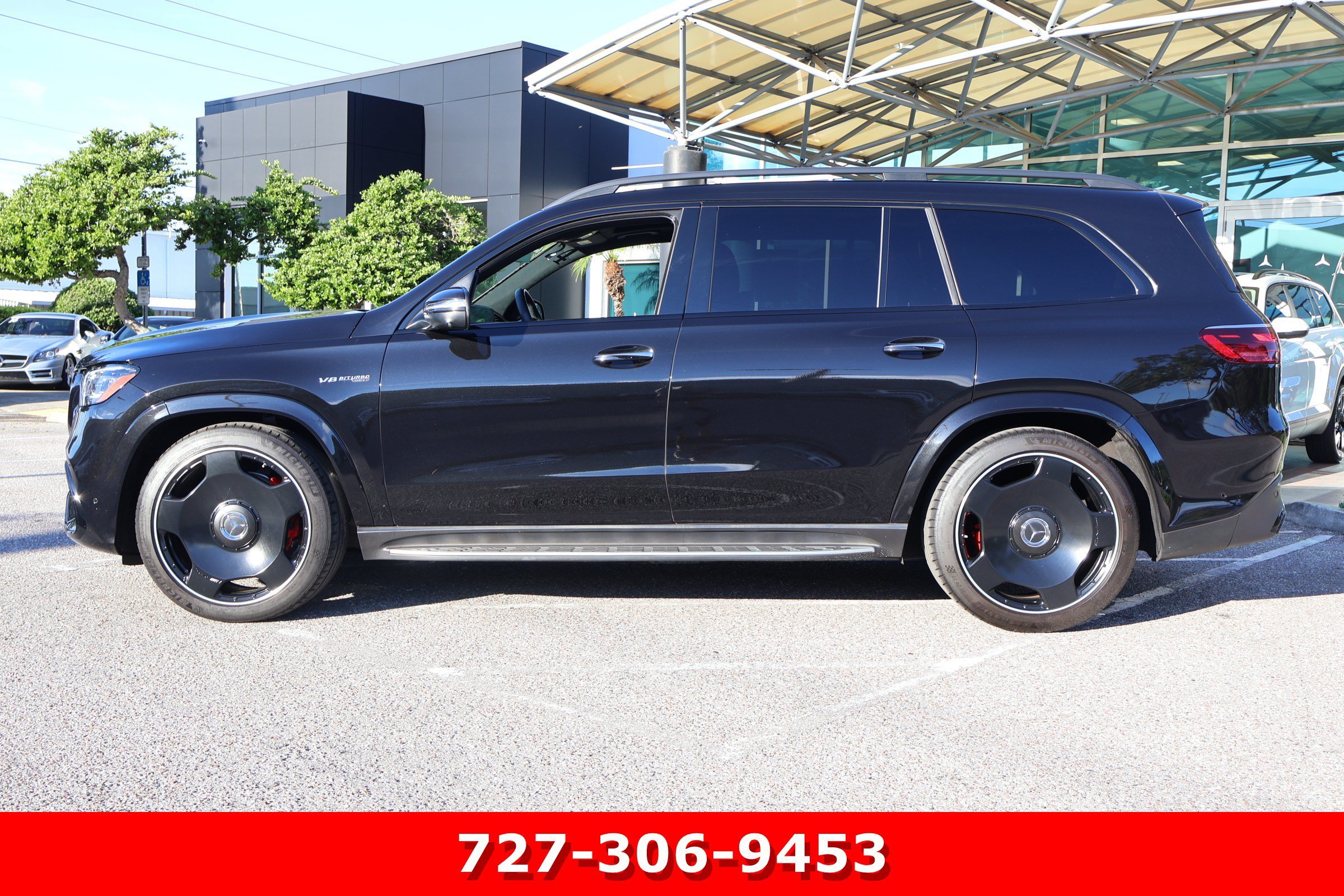 Certified Used 2024 Obsidian Black Metallic Mercedes-Benz AMG® GLS 63 image 6