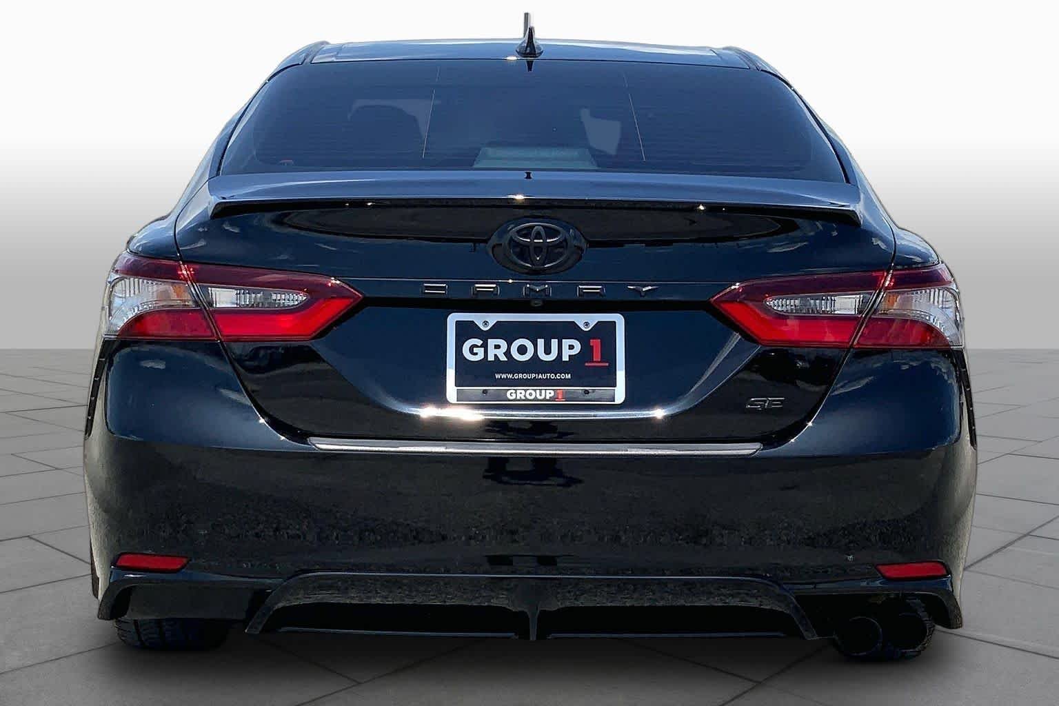 Used 2023 Midnight Black Metallic Toyota SE image 5