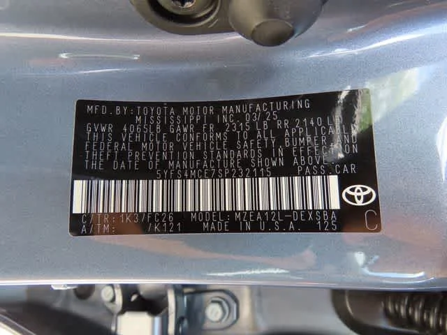 Used 2025 Celestite Toyota SE image 26