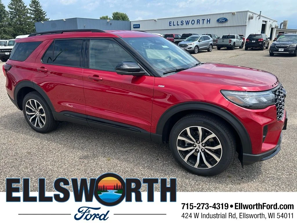 New 2026 Rapid Red Metallic Tinted Clearcoat Ford ST-Line image 1