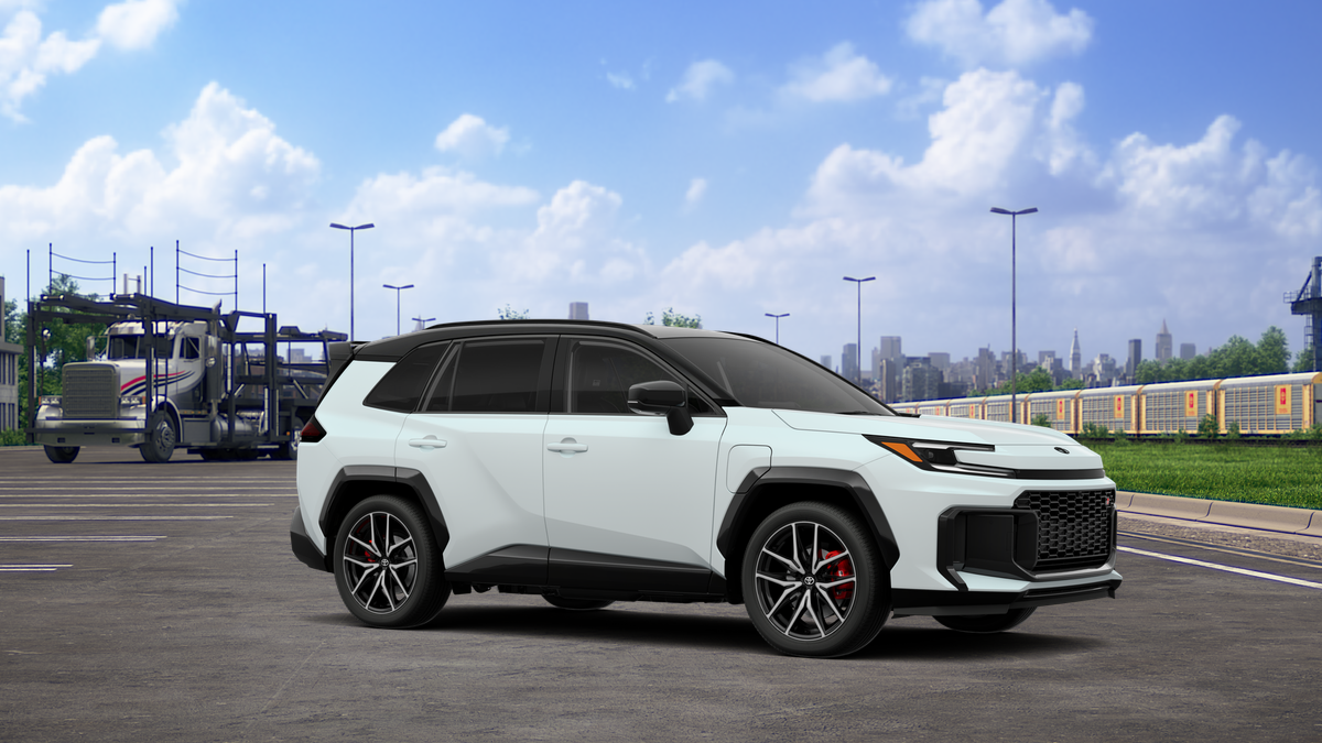 New 2026 Wind Chill Pearl with Midnight Black Metallic roof Toyota GR SPORT image 14