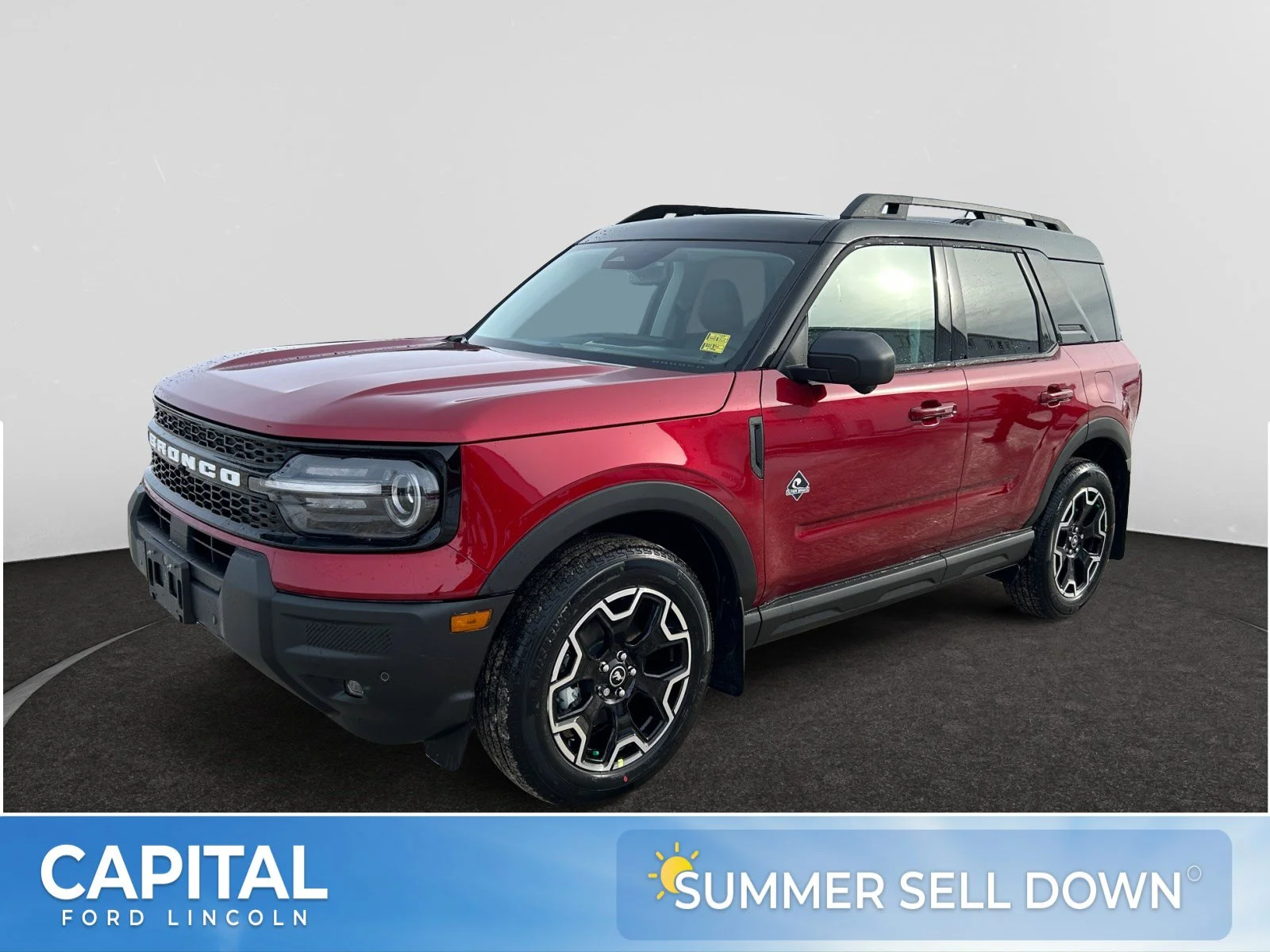 New 2025 Ruby Red Metallic Tinted Clearcoat Ford Outer Banks image 1