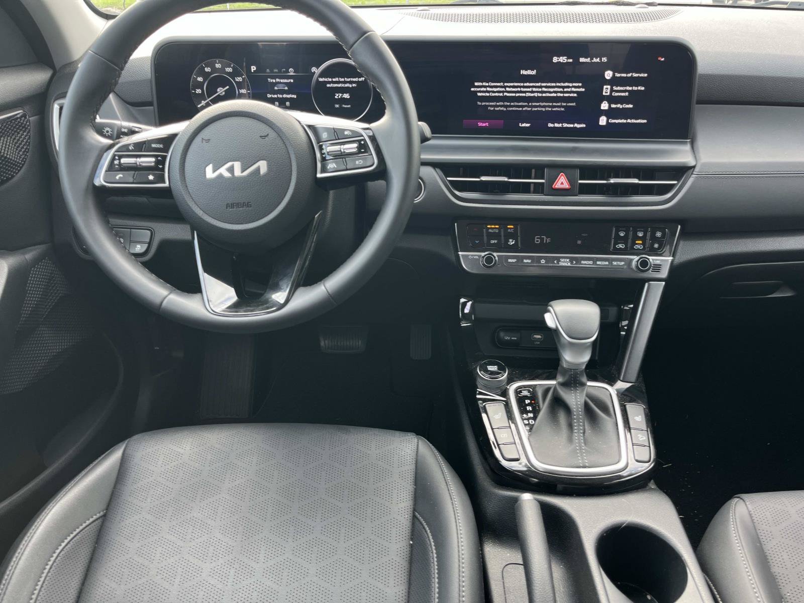 Used 2024 Fusion Black Kia EX image 12