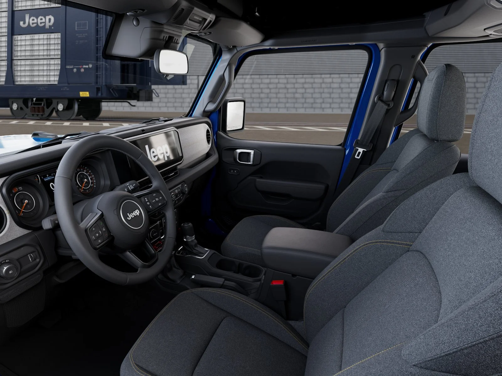 New 2026 Hydro Blue Pearl-Coat Exterior Paint Jeep Willys image 22