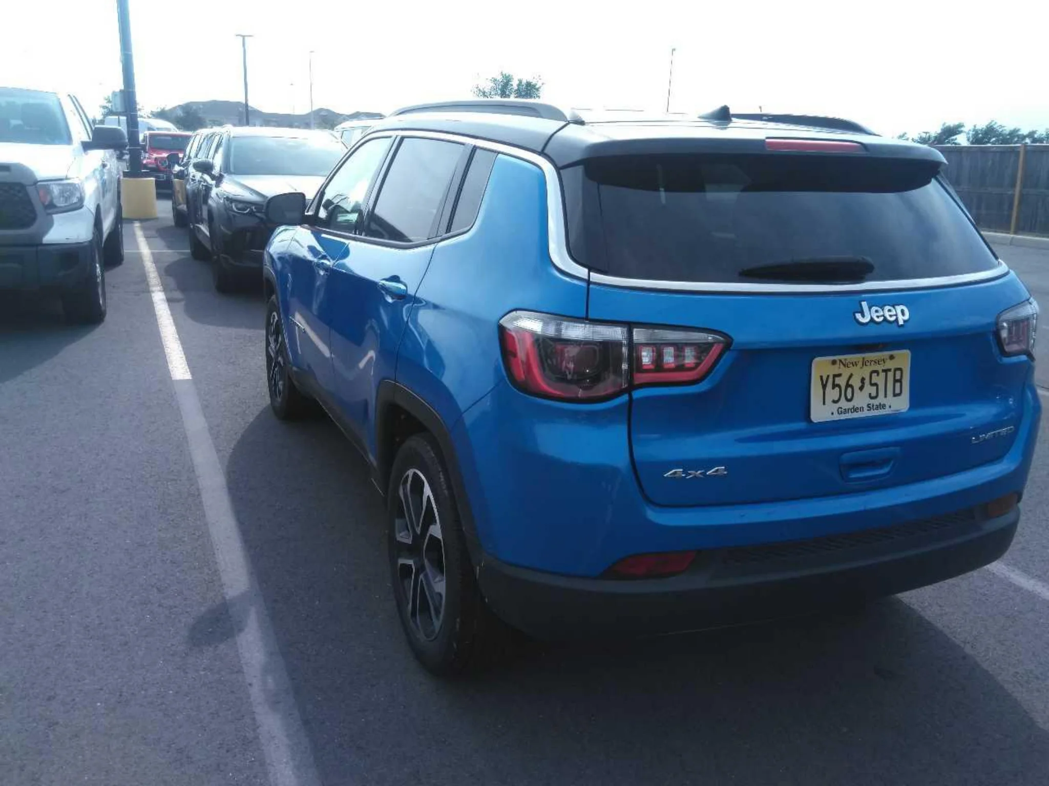 Used 2024 Blue Jeep Limited image 2